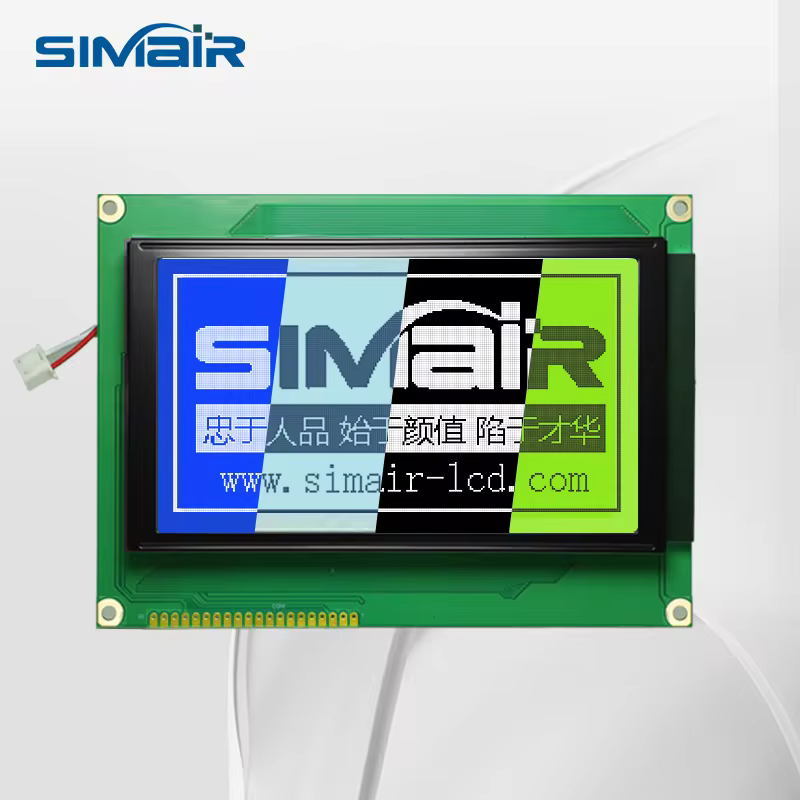 Display LCD STN 240x128 Verde Amarelo