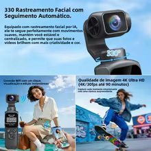 Câmera de Ação 4K Gimbal Thumbnail 4