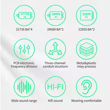 KZ AS16 Pro 16BA Earphones Thumbnail 5