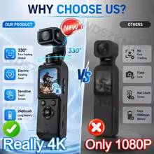 Câmera 4K WDSZKMYF com WiFi e Estabilização Thumbnail 2