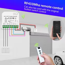 Interruptor de Cortina Inteligente WiFi + RF Thumbnail 3