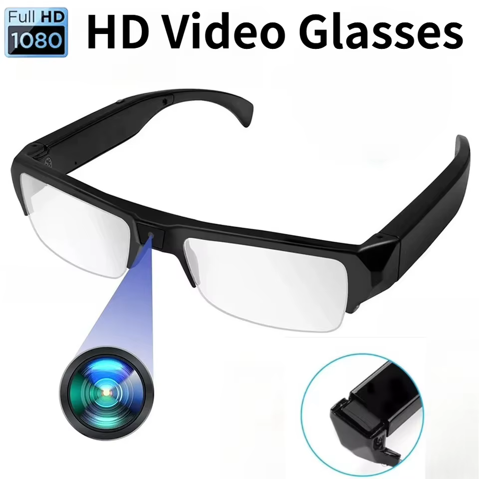 Mini Câmera 1080P HD com Óculos