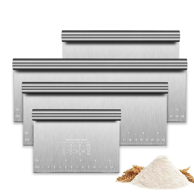 Escala de Aço Inoxidável Raspador de Bolo