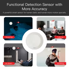 Sensor de Presença Inteligente Zigbee WiFi Thumbnail 3