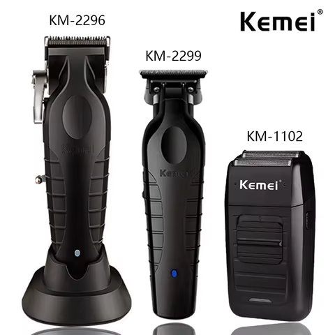 Aparelho de Barba Kemei Kit Profissional