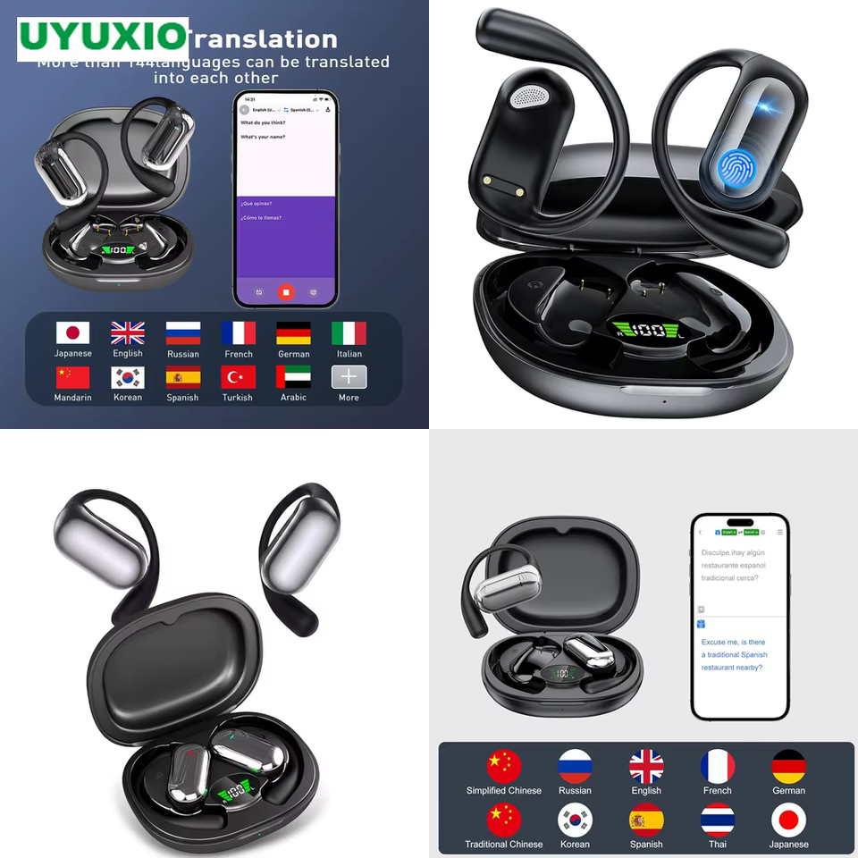 Fones Tradutores Sem Fio OWS Open-Ear