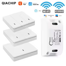 Interruptor Inteligente WiFi Tuya RF 433MHz Thumbnail 1
