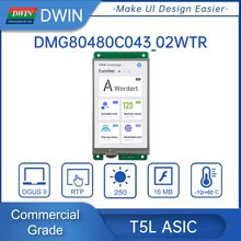 Módulo de Tela LCD DWIN 4.3" 480x800 IPS Thumbnail 2