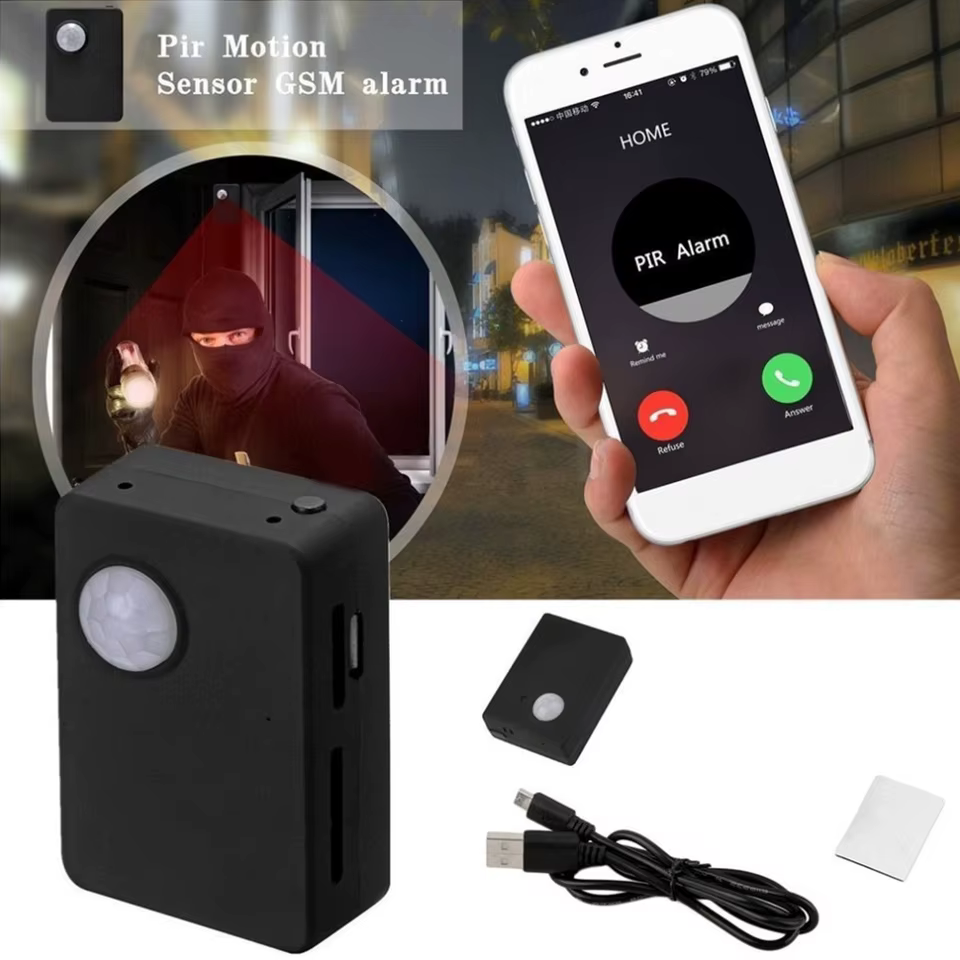 Alarme PIR com GPS e Câmera HD