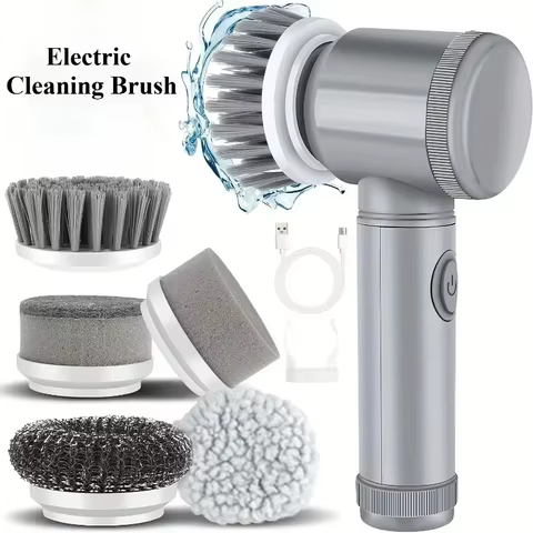 Escova de Limpeza Elétrica Sem Fio