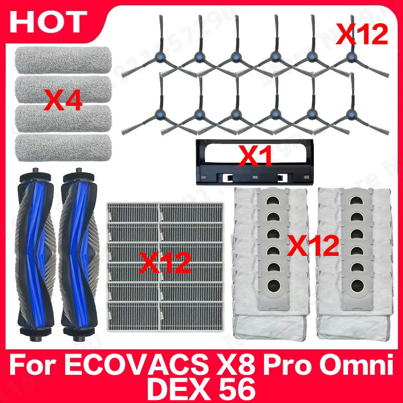 Peças de Reposição ECOVACS X8 Pro Omni DEX 56