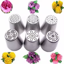 Bicos Decoradores de Bolo Aço Inox Thumbnail 1