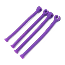 Suporte de Vinho Silicone Roxo Thumbnail 5