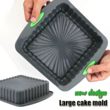 Forma de Silicone Quadrada Antiaderente Thumbnail 2