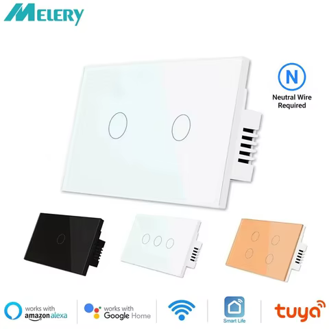 Interruptor Wi-Fi Inteligente Melery com Controle Remoto