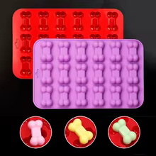 Molde Silicone Osso Cão Thumbnail 2