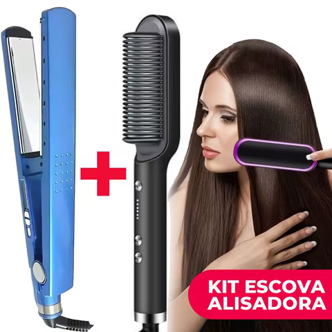 Escova Modeladora Portátil Bivolt