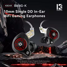 KBEAR BK1 Fones de Ouvido Intra-Orelha 10mm Thumbnail 1
