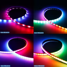Fita LED WS2812B COB RGB 5V Thumbnail 4