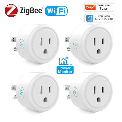 Tomada Inteligente Tuya 16A Zigbee WiFi