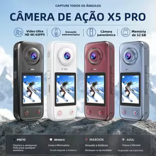 Câmera de Ação 4K Dupla Lente 200° Thumbnail 2