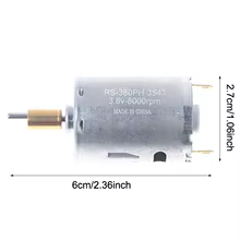 Motor Rotativo 8000RPM para Máquina de Cabelo Thumbnail 6