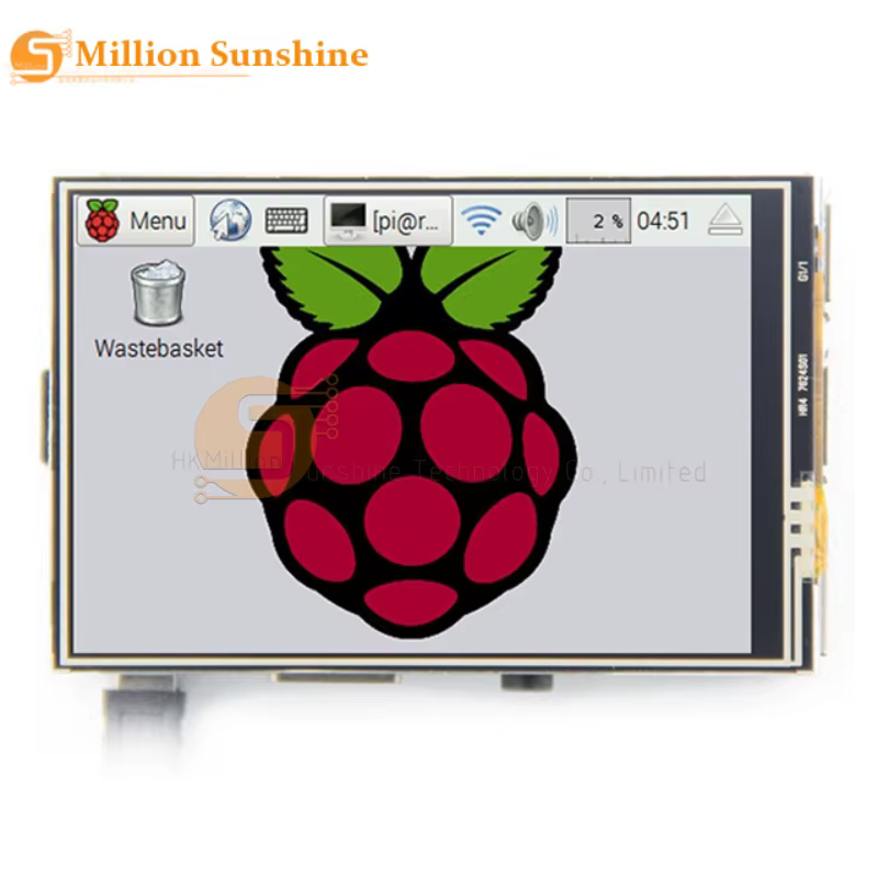 Tela LCD Raspberry Pi 3.5" com Toque