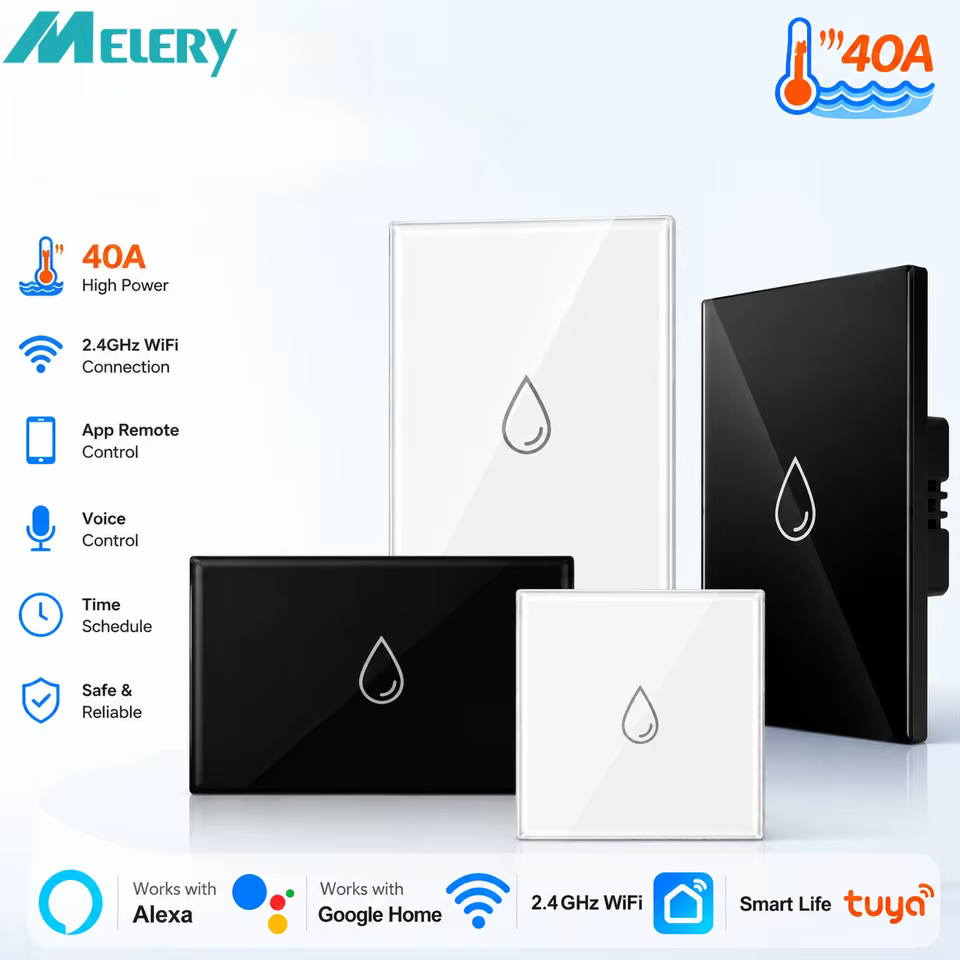Interruptor Inteligente WiFi Aquecedor Melery