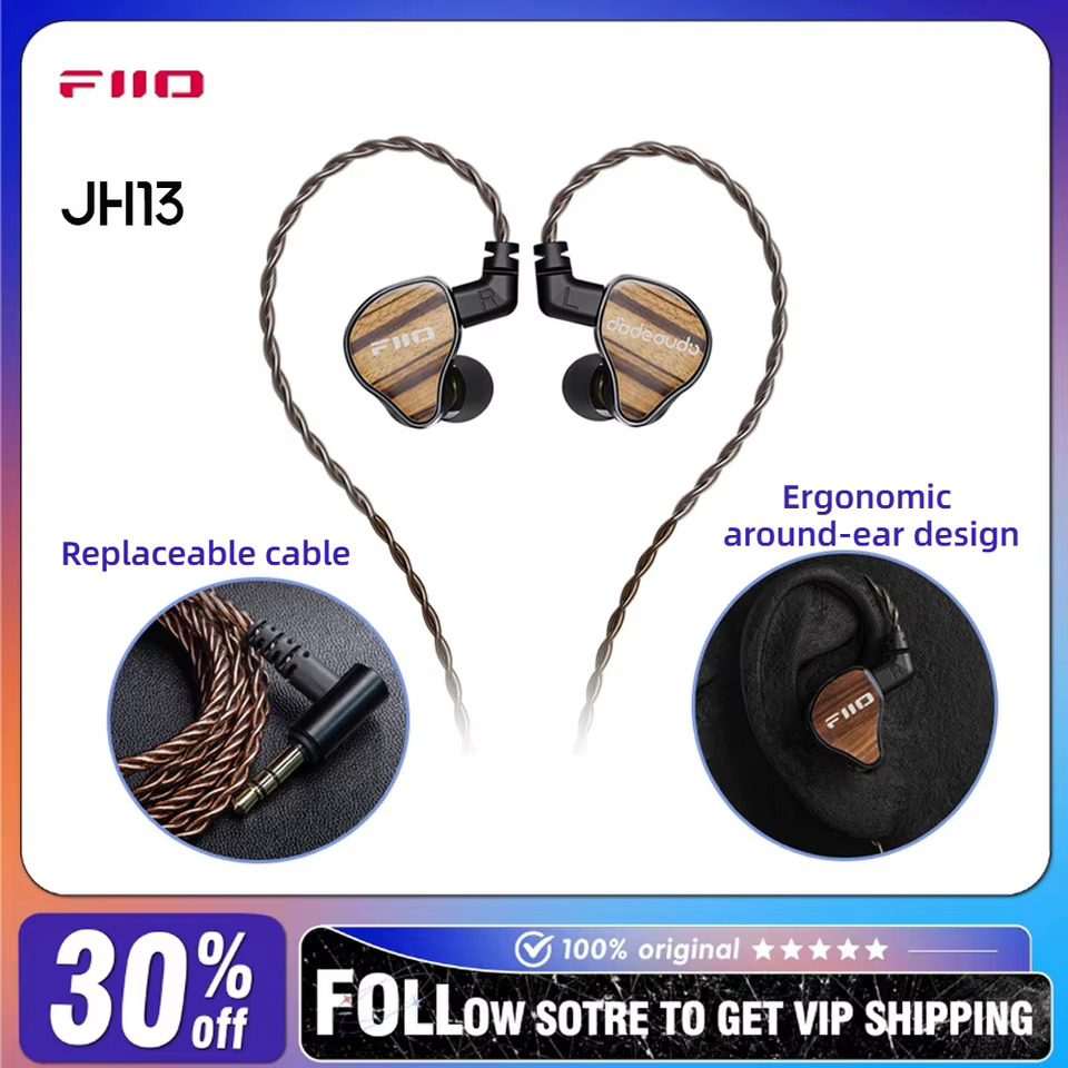 FiiO JadeAudio JH13 Fones de Ouvido