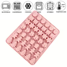 Molde de Silicone de Natal para Chocolate Thumbnail 4