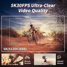 Câmera de Ação 5K à Prova d'Água Thumbnail 4