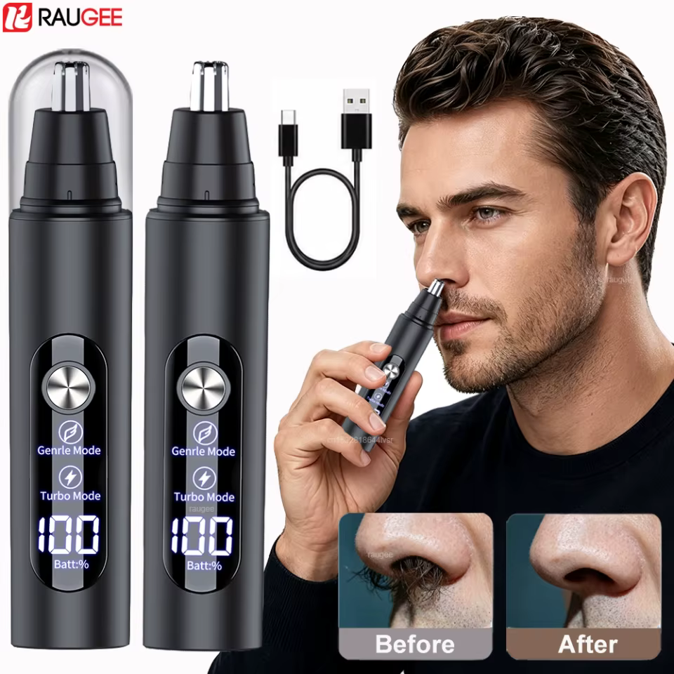 Aparador de Nariz Masculino Recarregável
