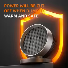 Aquecedor de Mesa PTC com Ventilador 500W Thumbnail 5