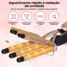 Modelador de Cachos Triplo 22mm Cerâmica Thumbnail 4
