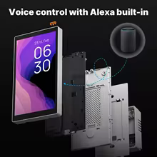 Painel Inteligente MOES 5" com Alexa e Zigbee Thumbnail 3