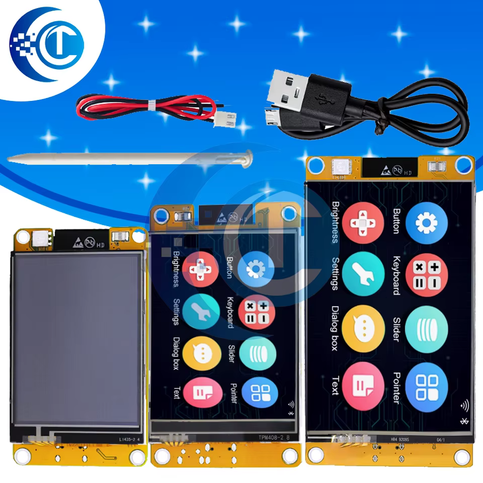 Placa TFT Touch ESP32-W 2.4/2.8/3.5"
