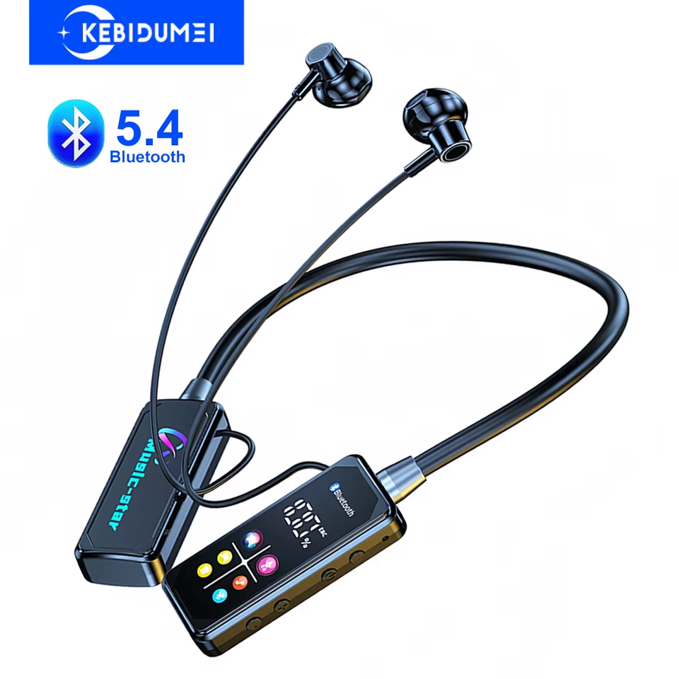 Fones Bluetooth 5.4 HD Neckband