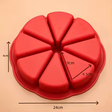 Forma de Silicone Triangular 8 Cavidades Thumbnail 6