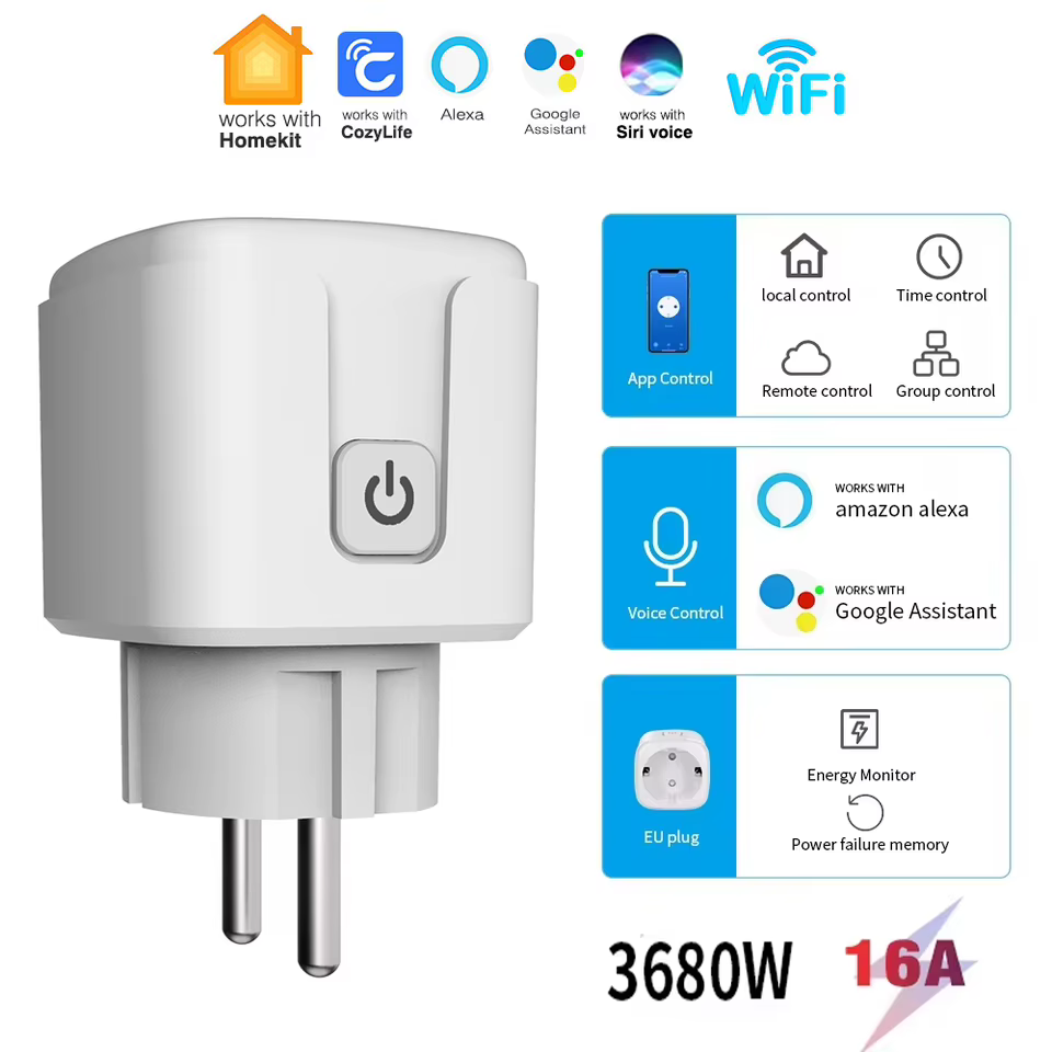 Tomada Inteligente WiFi Cozylife 16A