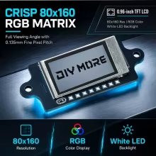 Tela LCD 0.96" RGB SPI ST7735S Thumbnail 1