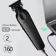 Aparador de Cabelo Kemei 2299 Sem Fio Thumbnail 2