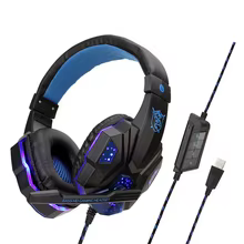 Headset Gamer PC USB 7.1 LED Thumbnail 2