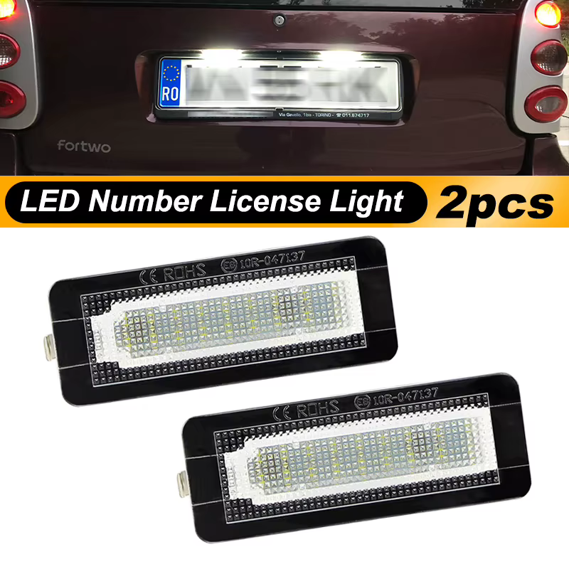 Lâmpada LED Placa Smart Fortwo 2 Pçs