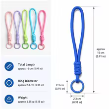 Kit 5 Cordões Nylon Coloridos DIY Thumbnail 3