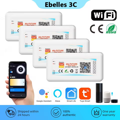 Controlador LED WiFi Tuya RGB