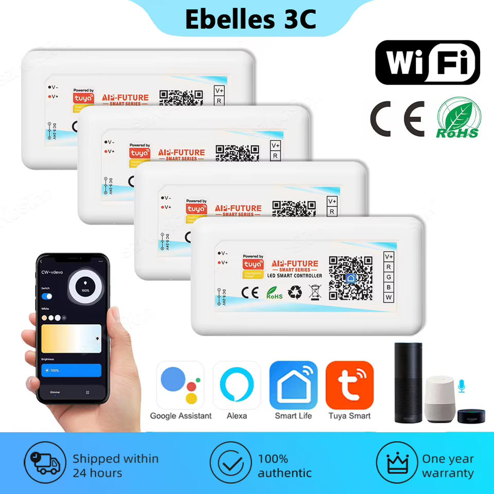 Controlador LED WiFi Tuya RGB