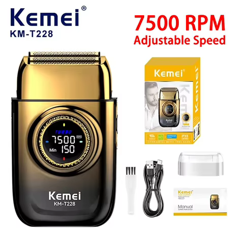 Kemei KM-T228 Barbeador Profissional
