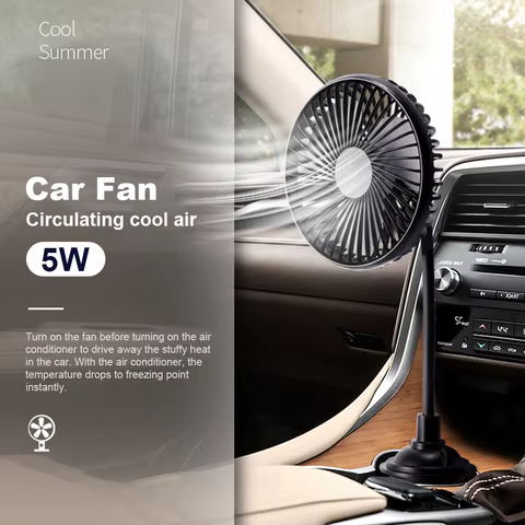 Ventilador Automotivo USB 3 Velocidades
