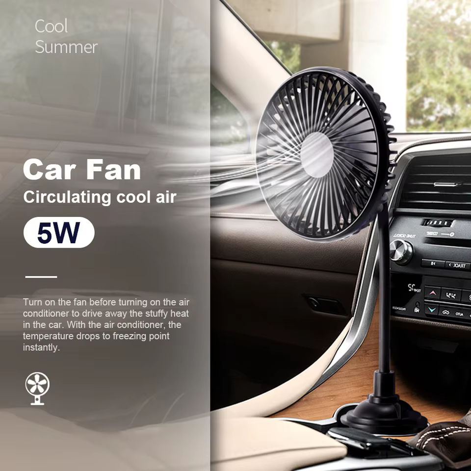 Ventilador Automotivo USB 3 Velocidades