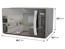 Micro-ondas Philco 28L Prata Thumbnail 6